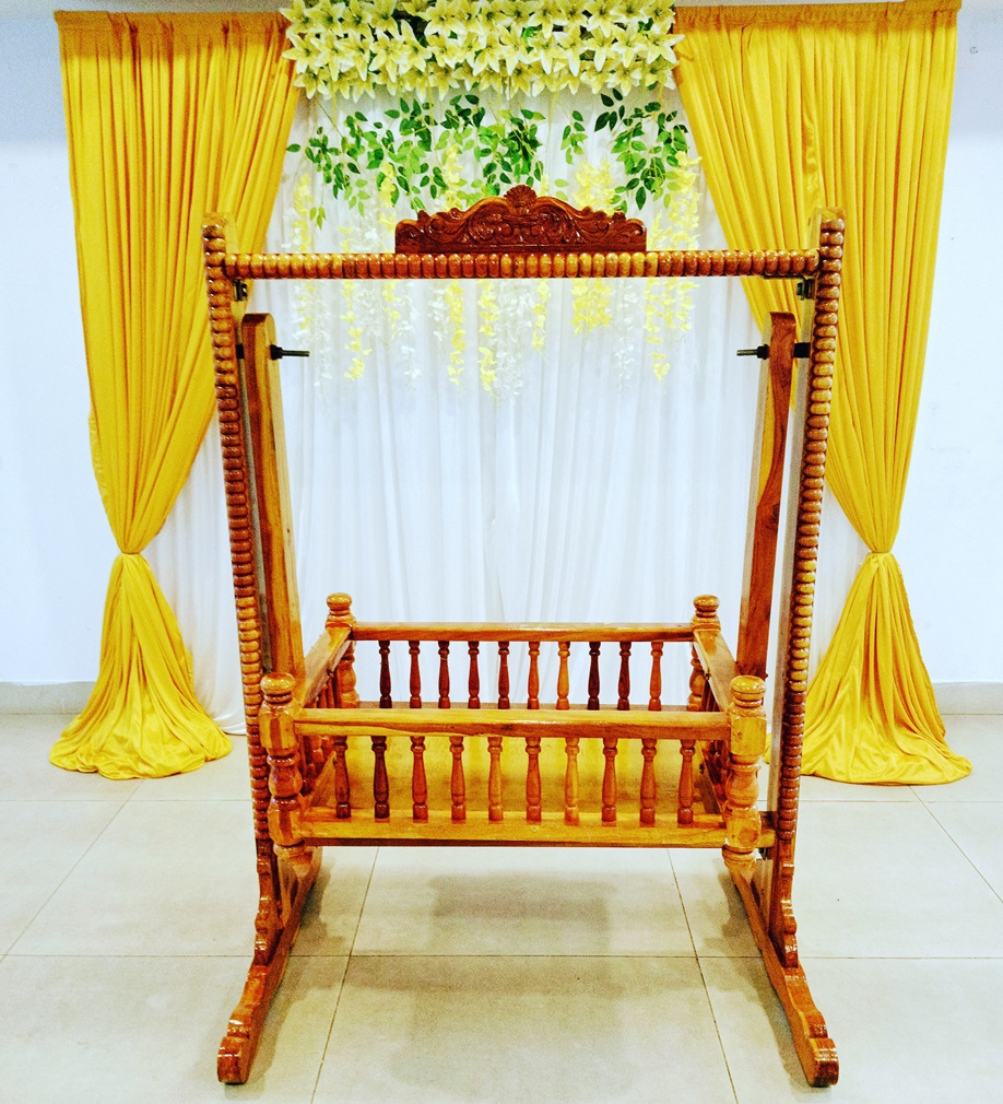 traditional baby cradle rent chennai