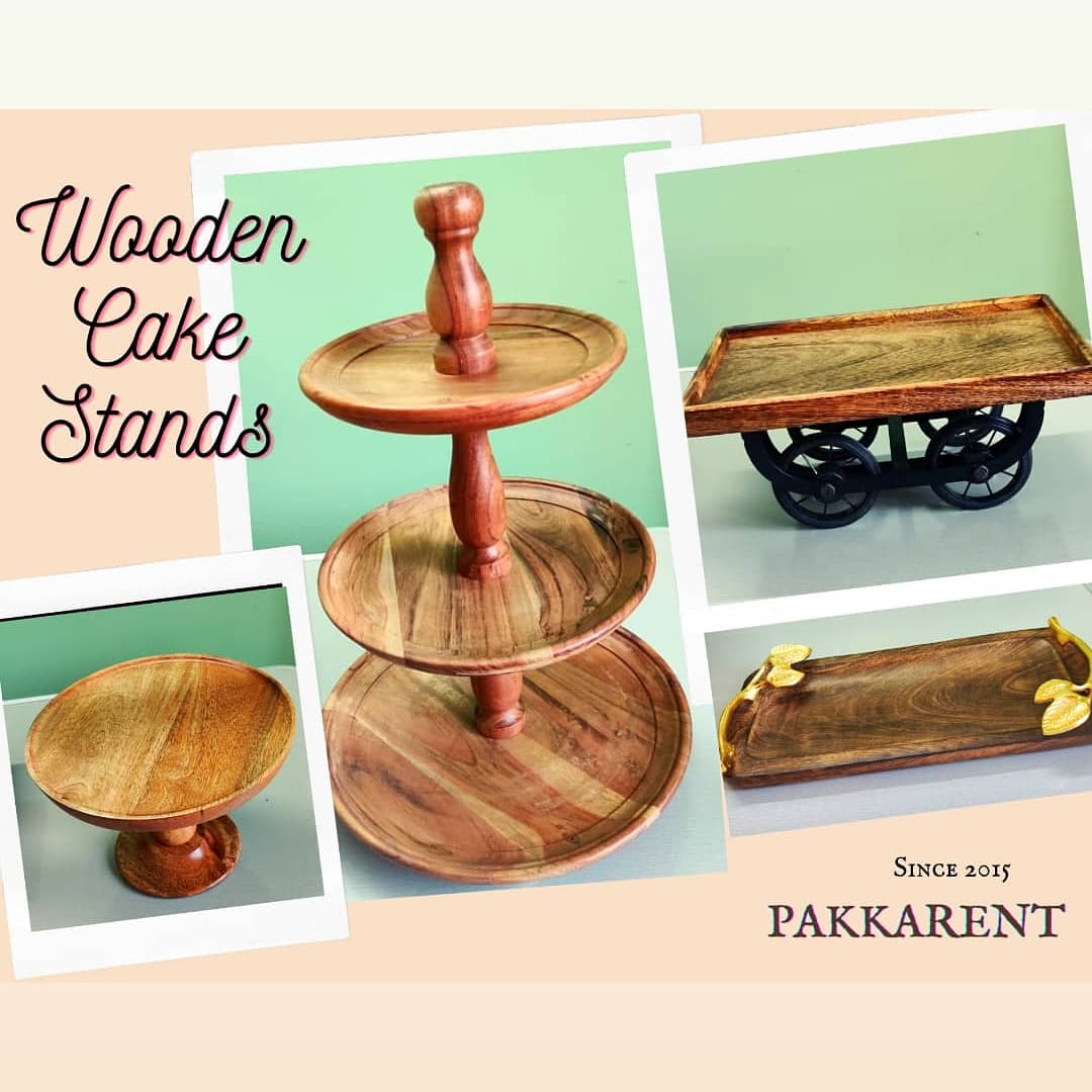 Wood Cake stand rent chennai